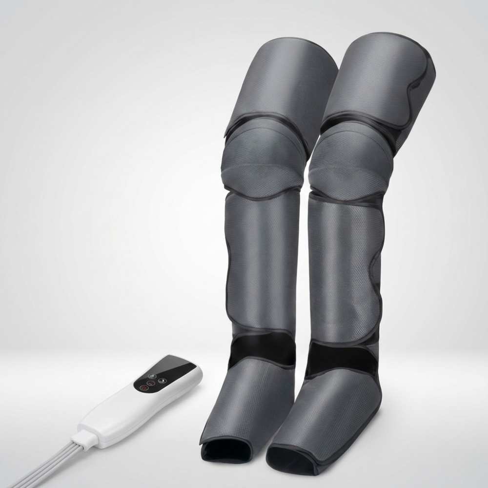 Leg Air Compression & Heating Massager | Foot, Calf & Knee Relaxation Massage Device